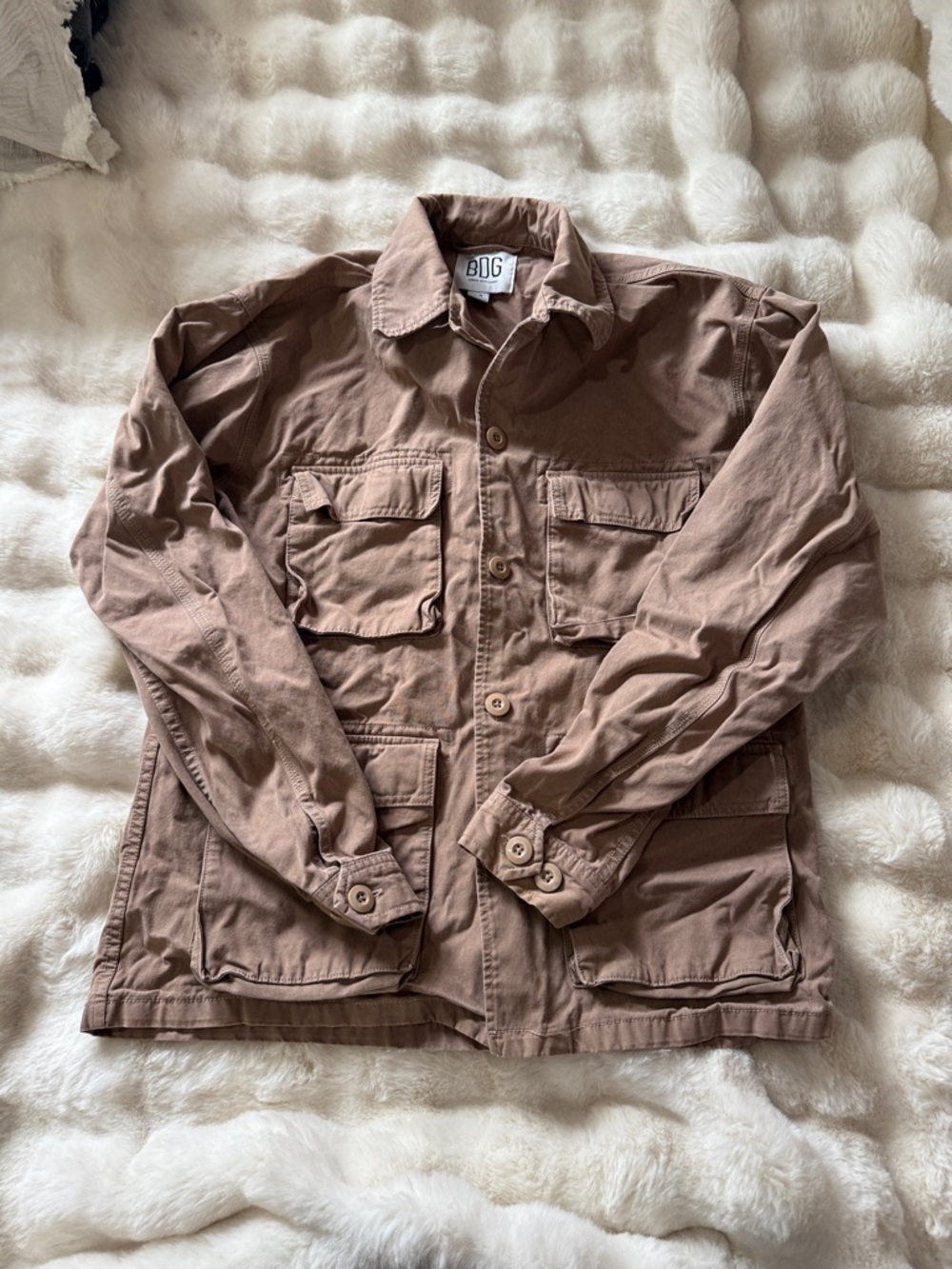BDG Men's Field Jacket in Brown Tan